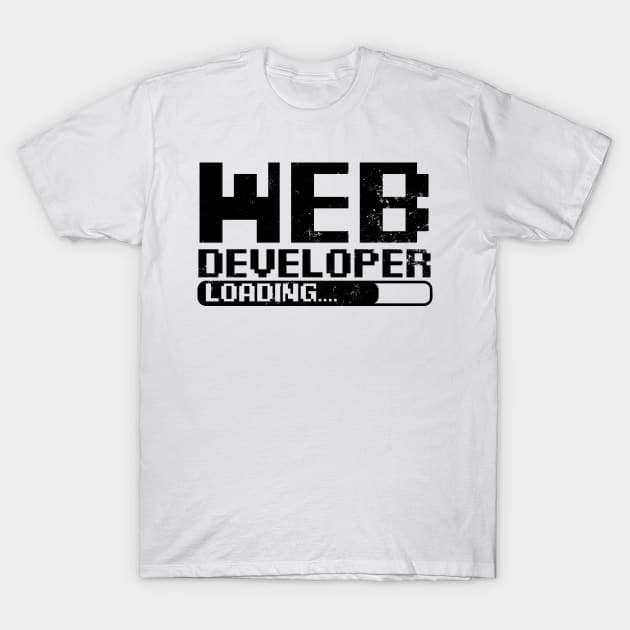 Computer Programming Shirt | Web Developer Loading Gift T-Shirt by Gawkclothing